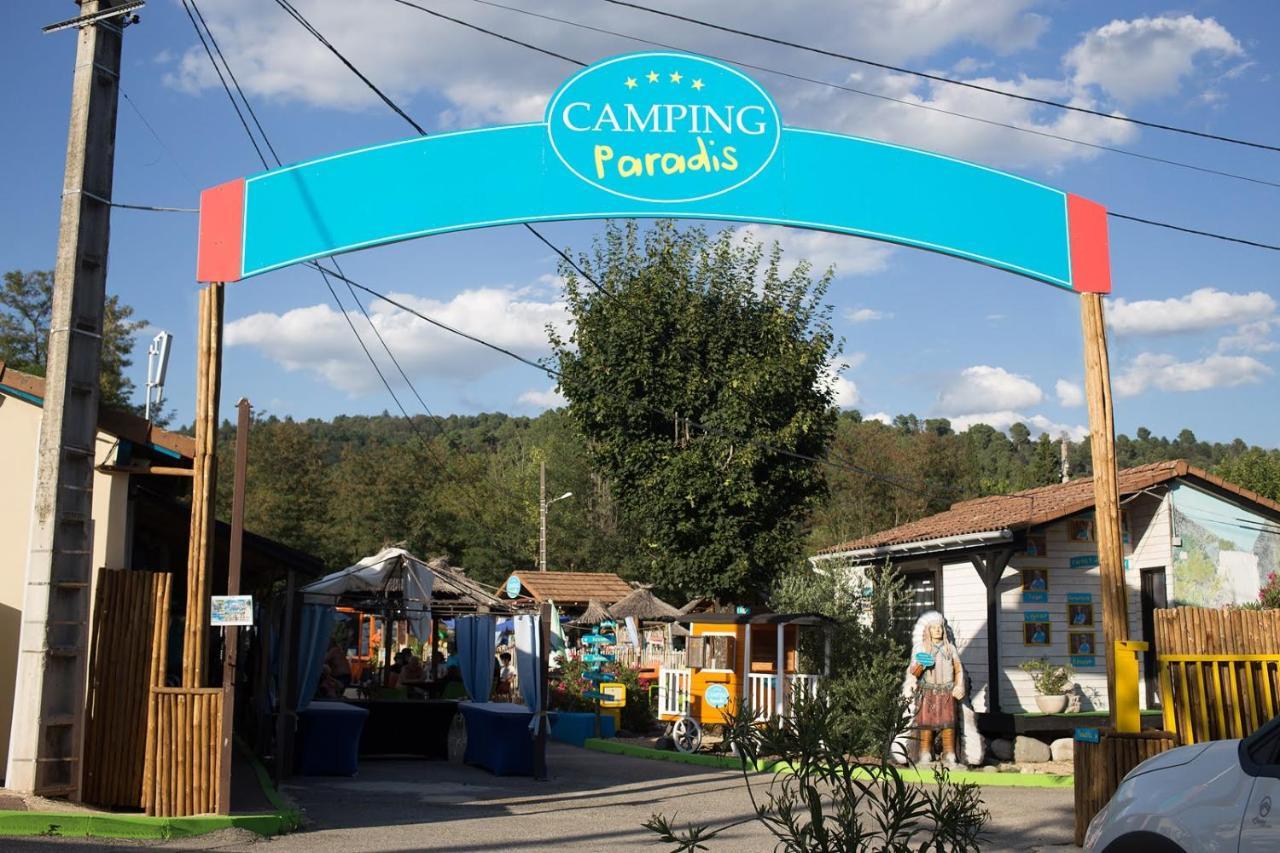 Camping Paradis Family Des Issoux Lalevade-dʼArdèche Exterior foto