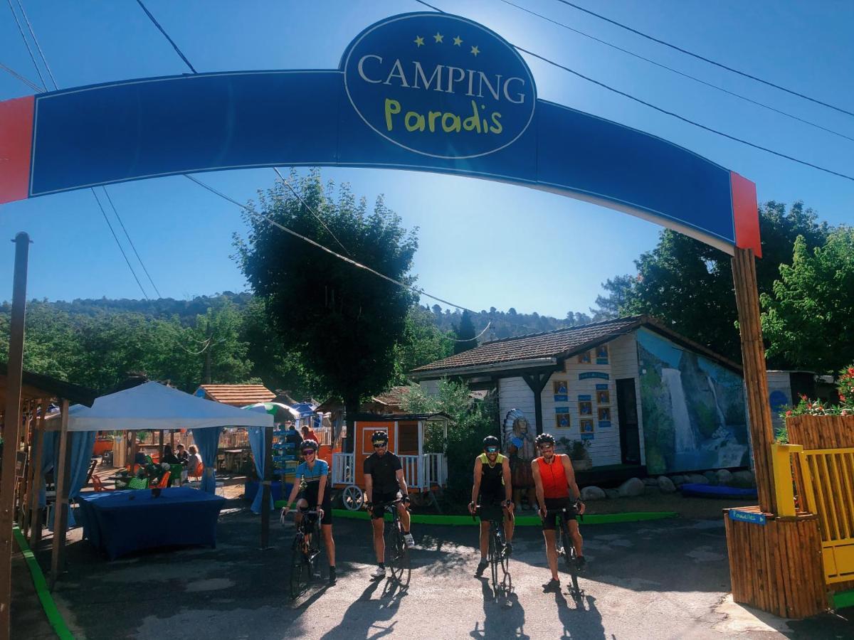Camping Paradis Family Des Issoux Lalevade-dʼArdèche Exterior foto