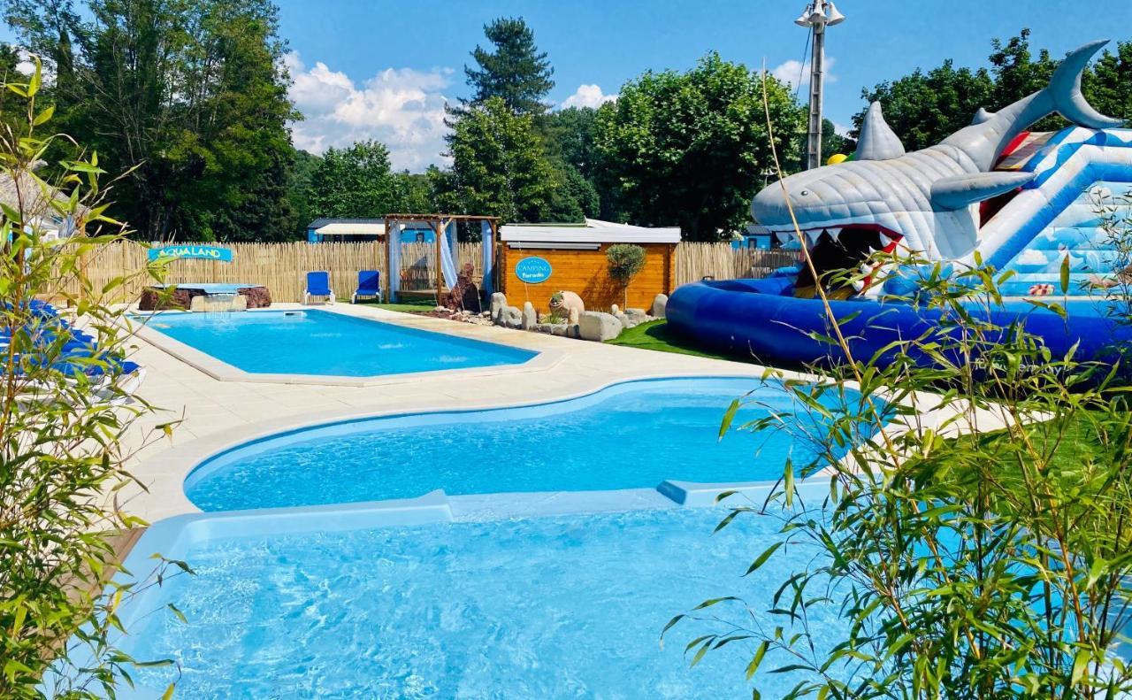 Camping Paradis Family Des Issoux Lalevade-dʼArdèche Exterior foto