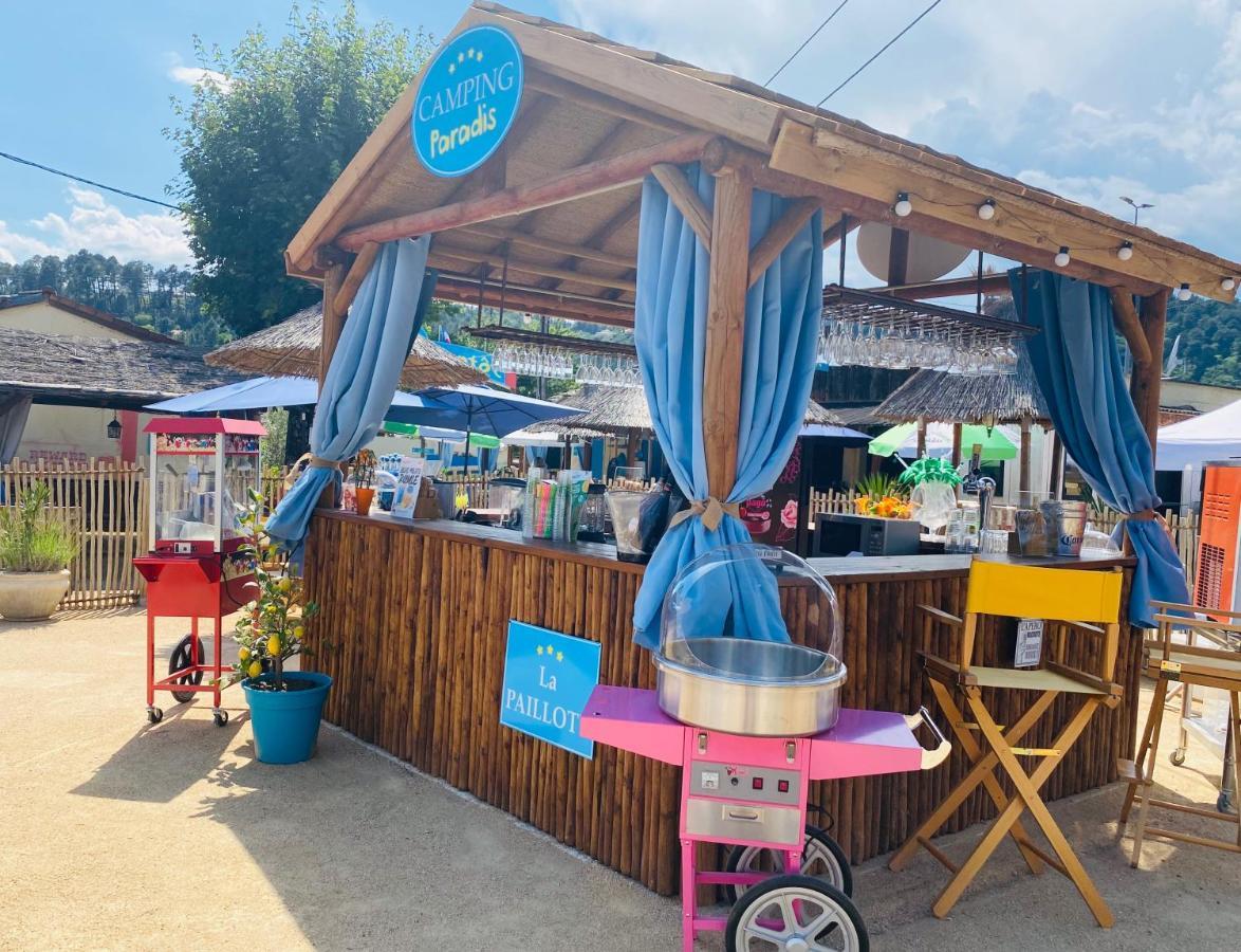 Camping Paradis Family Des Issoux Lalevade-dʼArdèche Exterior foto